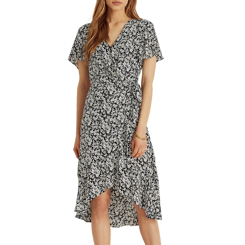 Floral Wrap Dress 👗